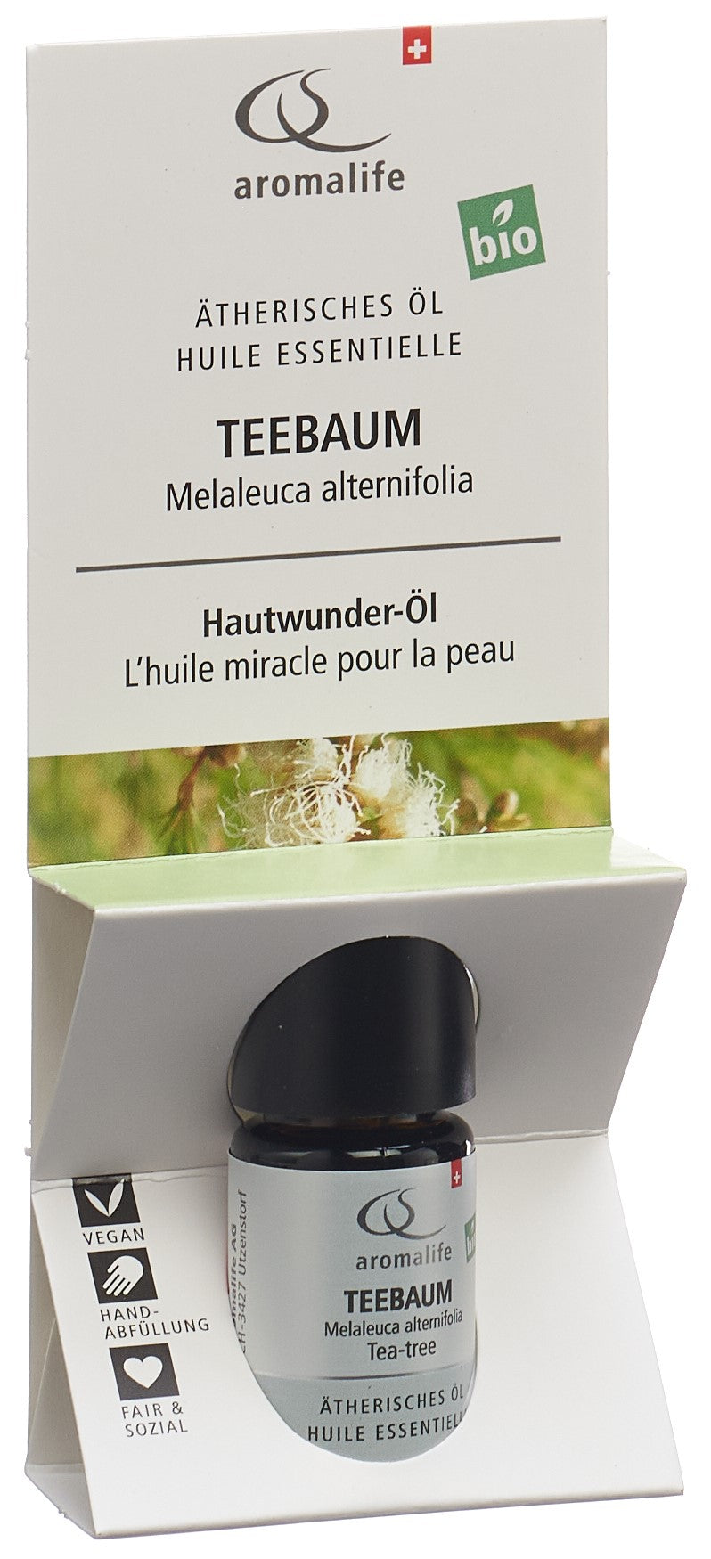 AROMALIFE Huile Essentielle Arbre à Thé BIO 5 ml | Purifiante