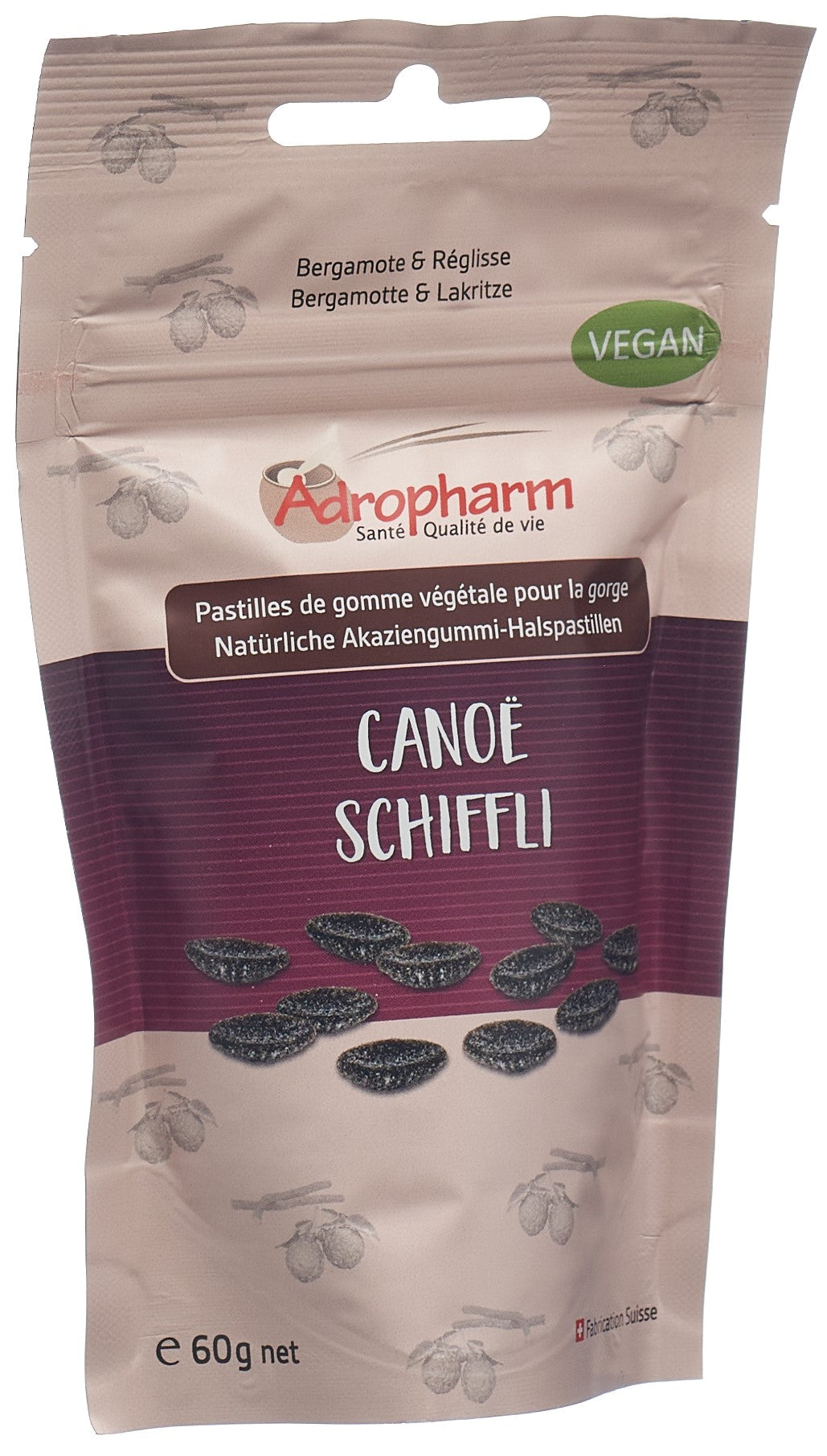 ADROPHARM bonbons canoë sach 60 g