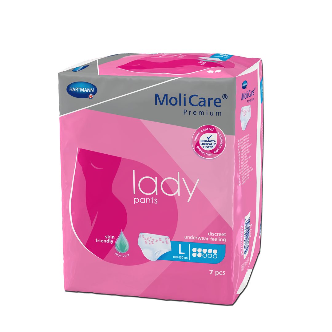 Molicare Lady Pants Taille L 7 Gouttes Protection Discrète 7 Pièces