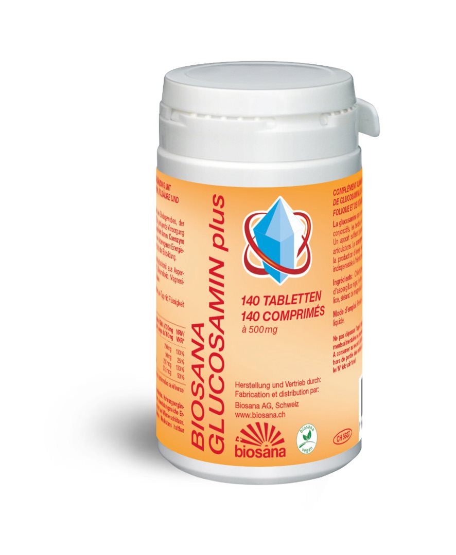 BIOSANA Glucosamine &amp; Coenzyme Q10 Acide Folique | 140 comprimés