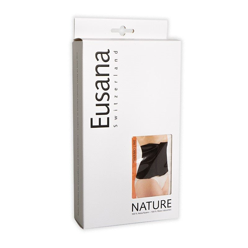 EUSANA Ceinture Chauffante Reins | Soulagement Douleur L Noir