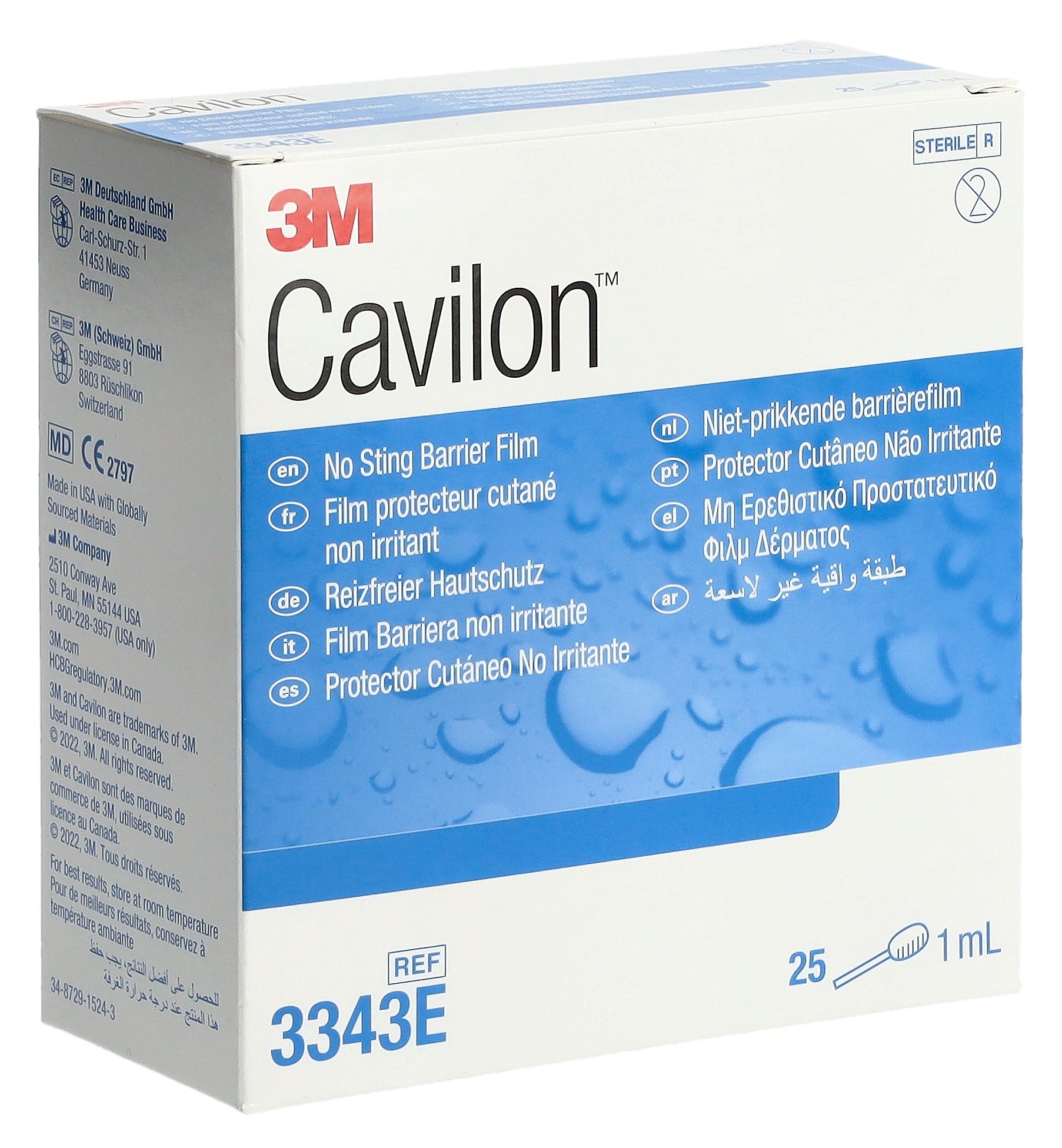 3M CAVILON protect peau app 25 x 1 ml