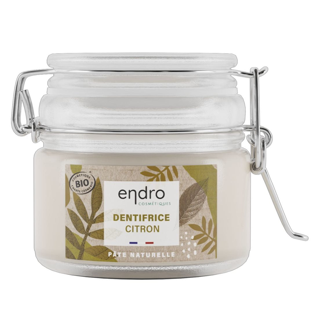 ENDRO Dentifrice Naturel Citron 100 ml | Soin Buccal Éclatant