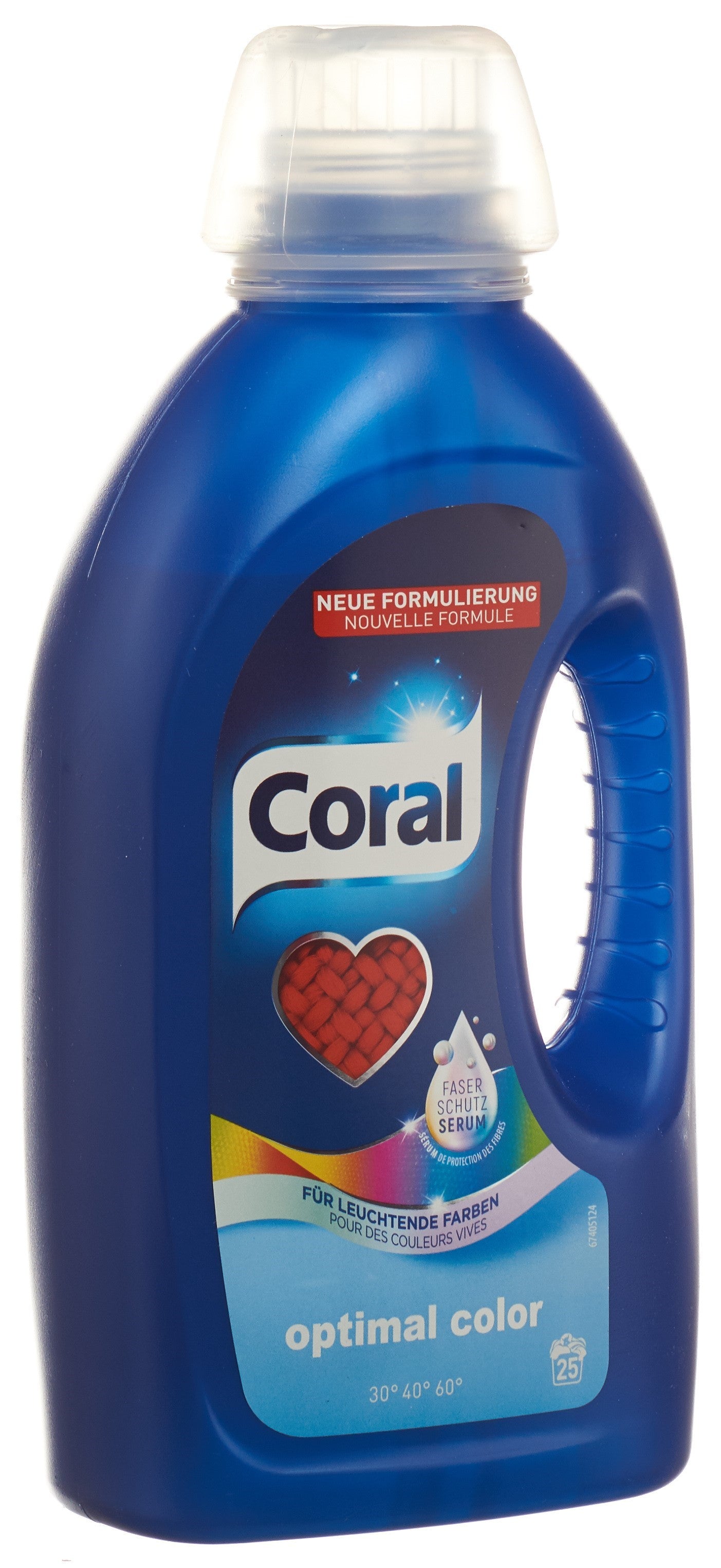 CORAL Optimal Color Lessive Liquide 25 Lavages 1.25 L