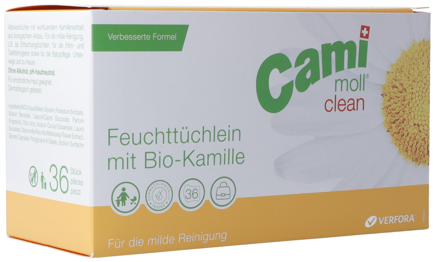 CAMI MOLL Serviettes Nettoyantes Douces | Lot 36 Pièces