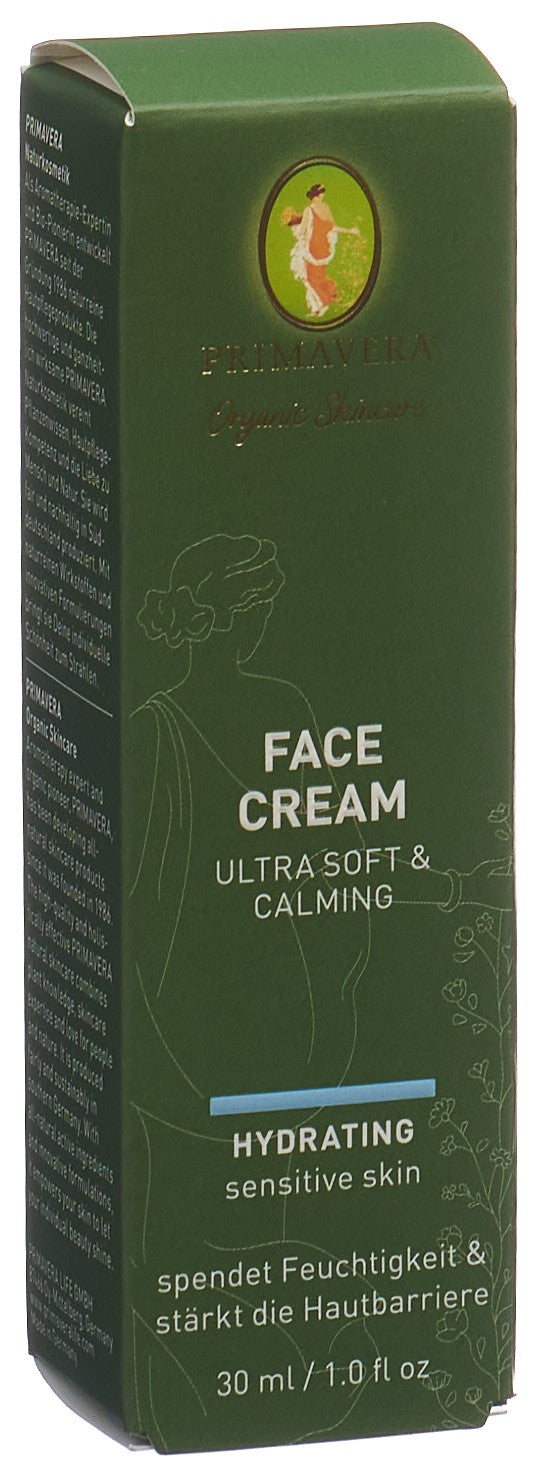 PRIMAVERA Crème Hydratante Visage Peau Sèche 30 ml
