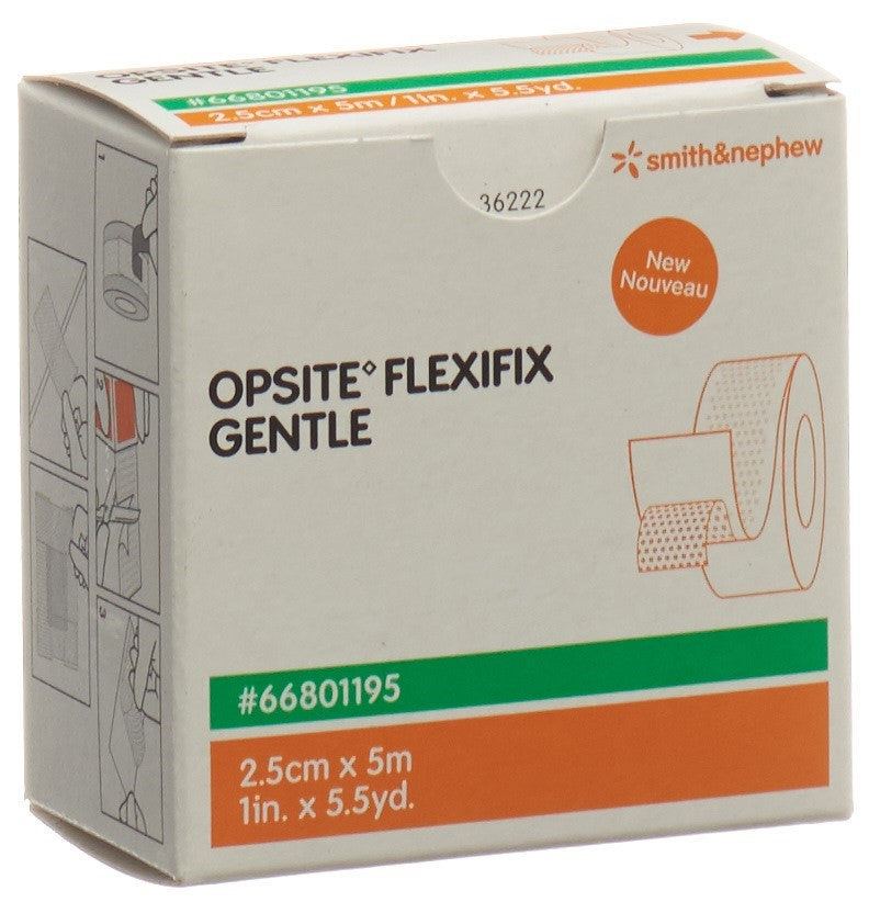 OPSITE FLEXIFIX GENTLE Pansement Transparent Doux | 2.5 cm x 5 m