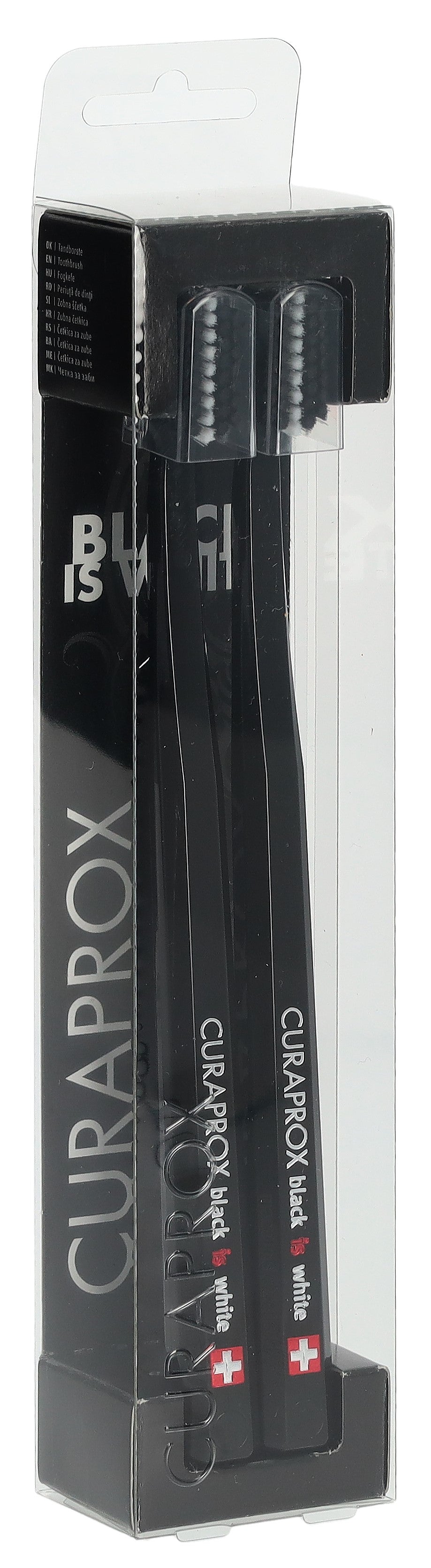 CURAPROX Black is White Brosse à Dents Blancheur 2 Pièces