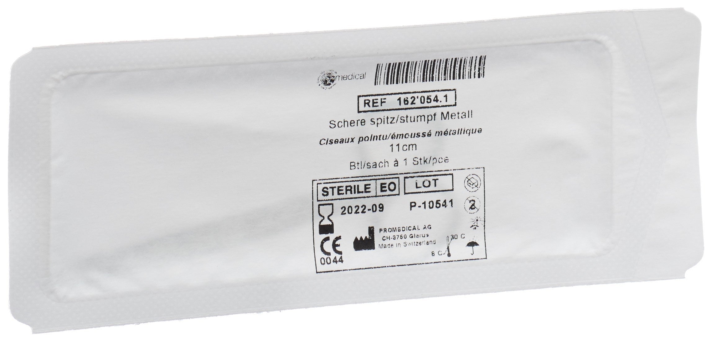 PROMEDICAL Ciseaux Chirurgicals 12cm Pointe Émoussée | Instrument Médical