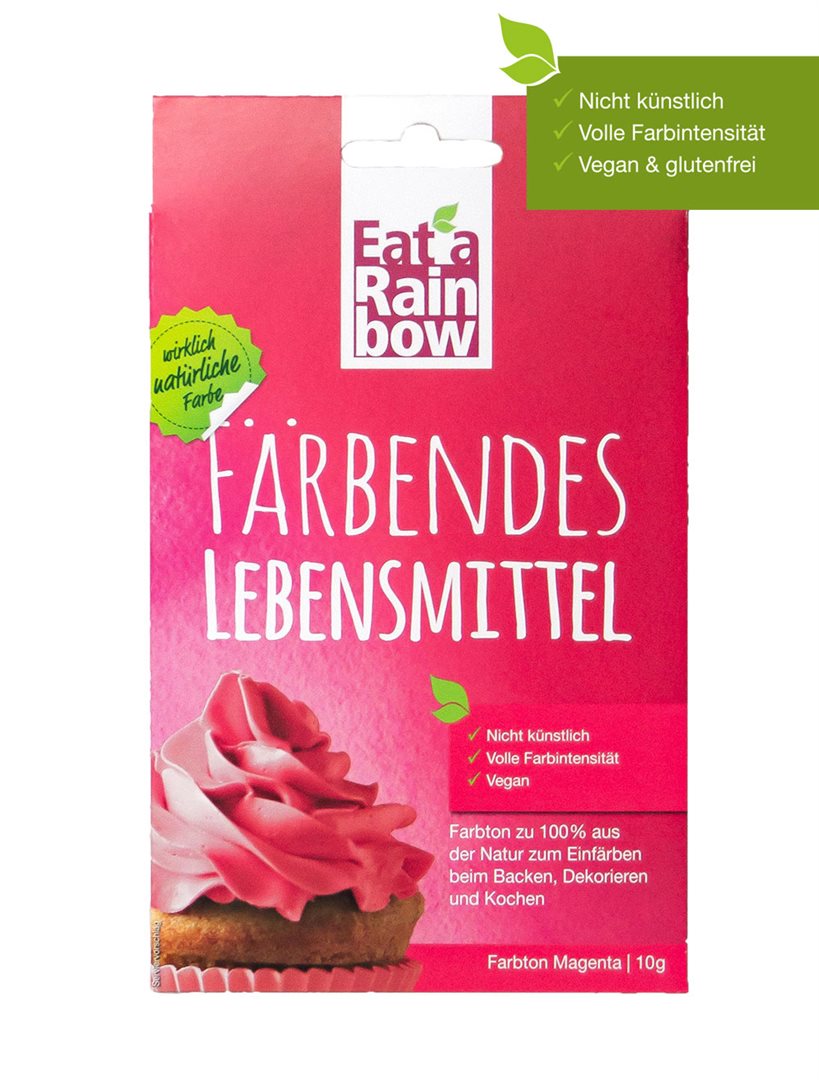 EAT A RAINBOW Colorant Alimentaire Magenta 10 g | Intense &amp; Naturel