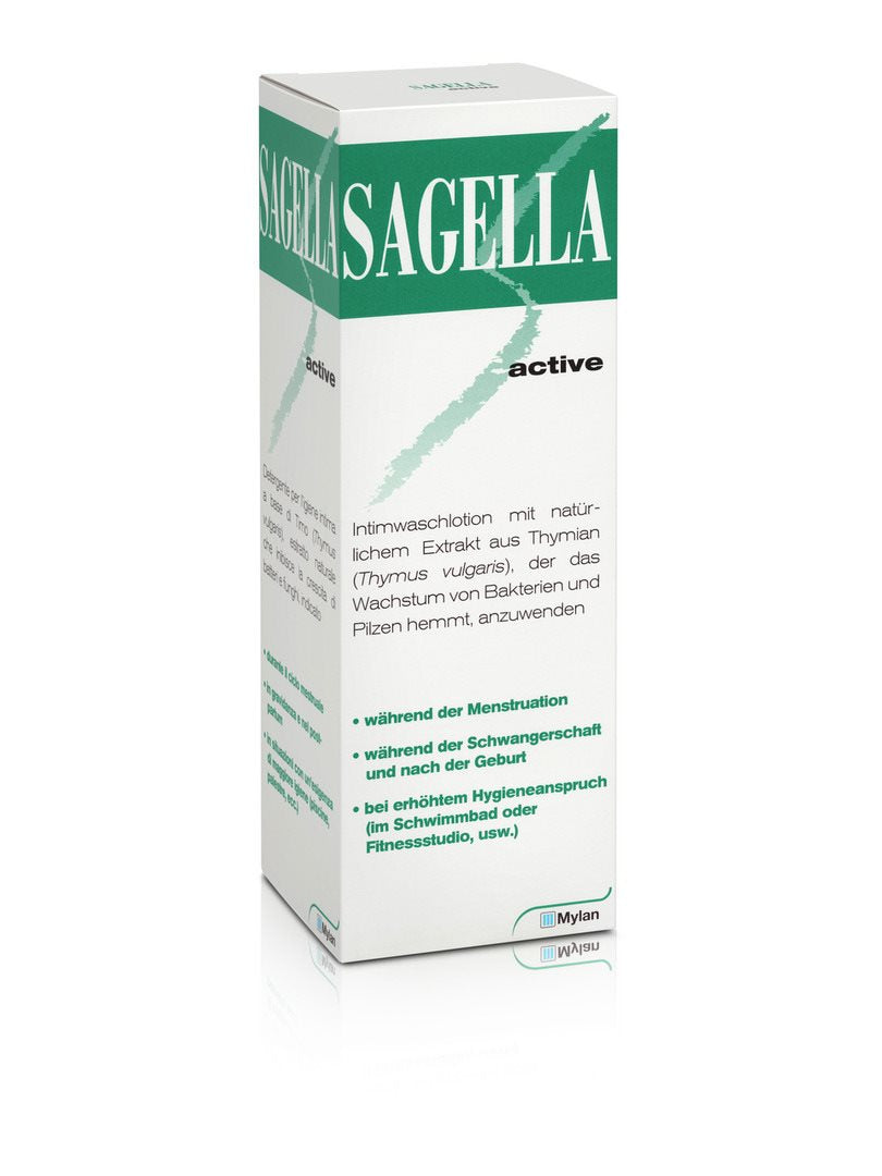 SAGELLA Active Émulsion Lavante Hygiène Intime 250 ml