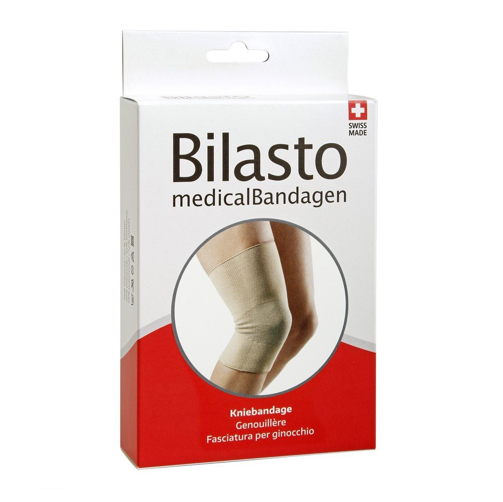 Genouillère XXL Beige Bilasto - Soutien Confortable | Dispositif Médical