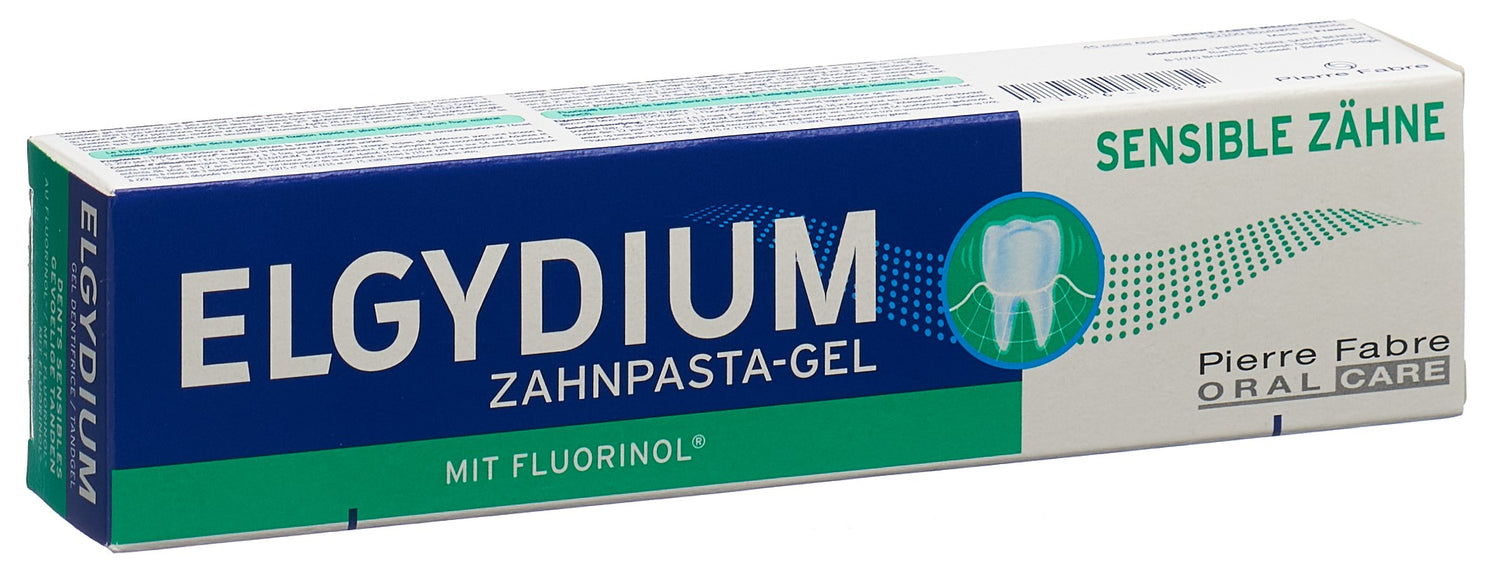 ELGYDIUM Dents Sensibles Gel Dentifrice Soulagement Intense | Tube 75 ml