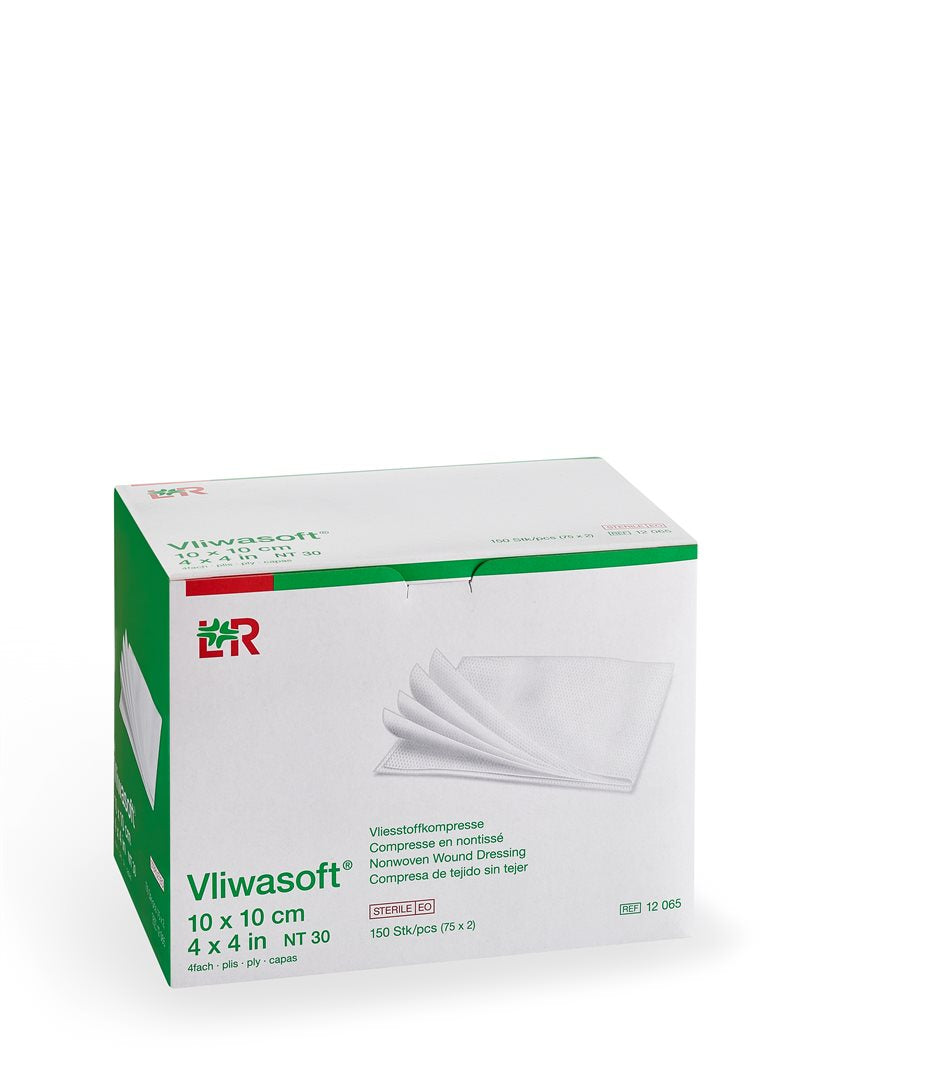 VLIWASOFT fibre n-tiss 10x10cm 4 c st 2 x 75 pce