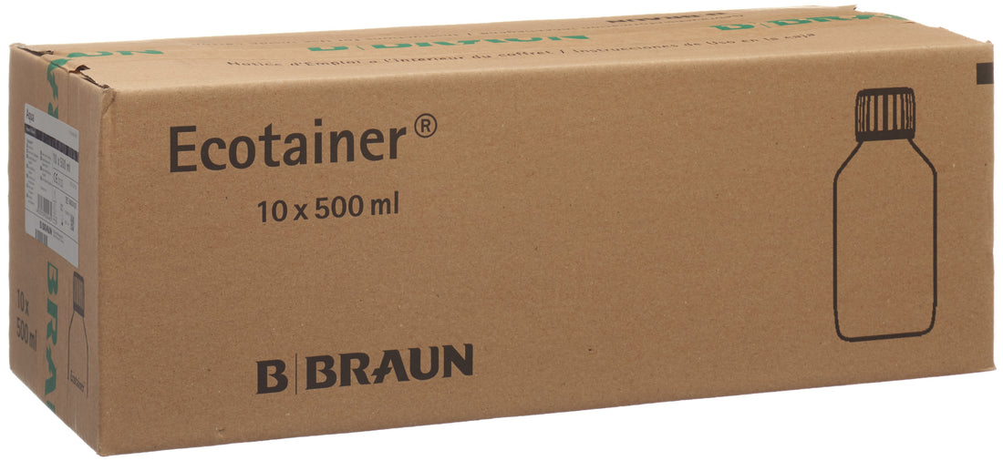 Braun Aqua Dest Eau Distillée 500 ml | Ecotainer 10 Unités
