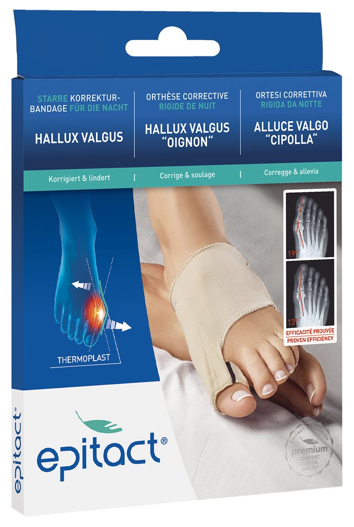 EPITACT Orthèse Rigide Hallux Valgus Nuit L 23-24.5cm