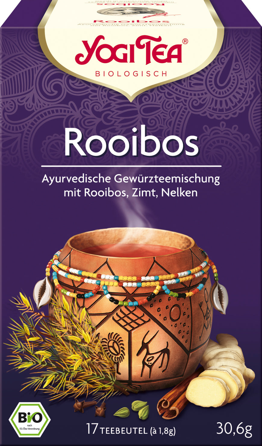 YOGI TEA Rooibush African Spice 17 sach 1.8 g