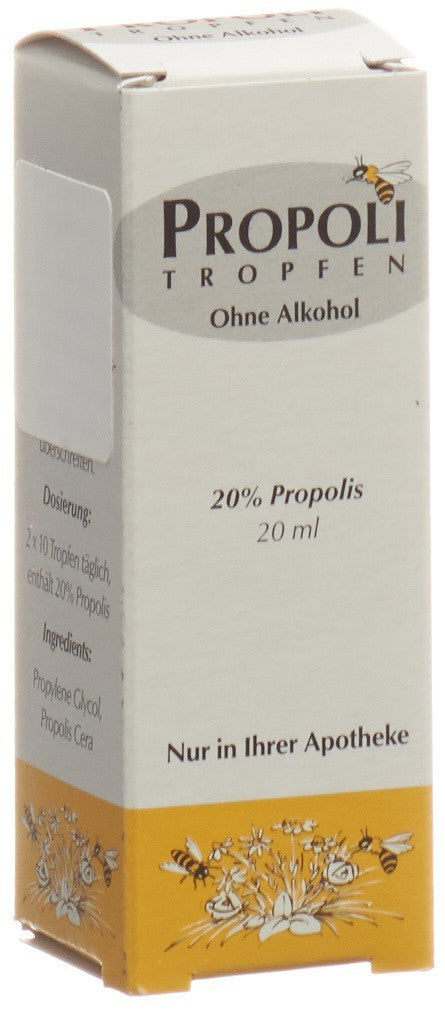 Propolia Propolis Gouttes 20% Sans Alcool 20 ml | Soutien Naturel