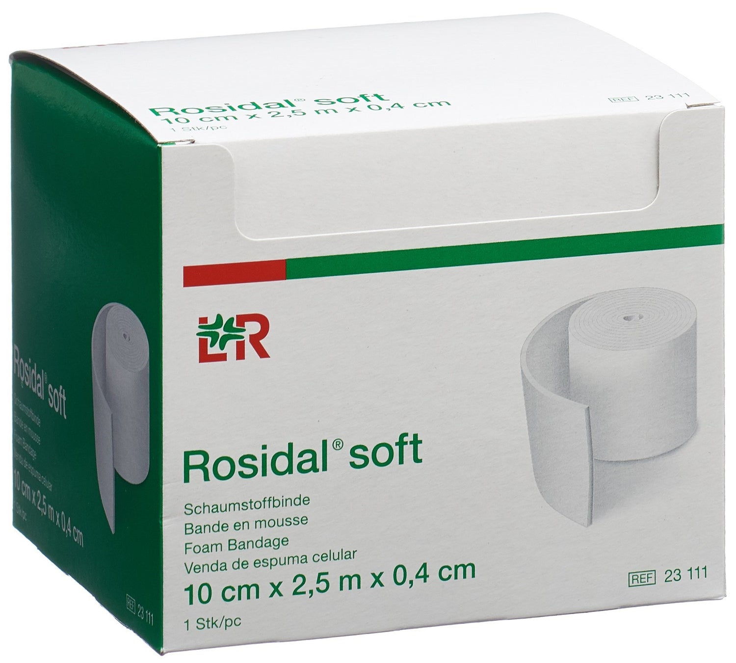 ROSIDAL Bande Mousse Douce Soin Cicatrisant 2.5 m x 10 cm x 0.4 cm