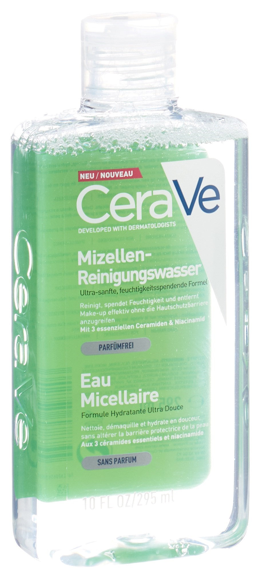 CeraVe Eau Micellaire Hydratante 295 ml Nettoyage Doux