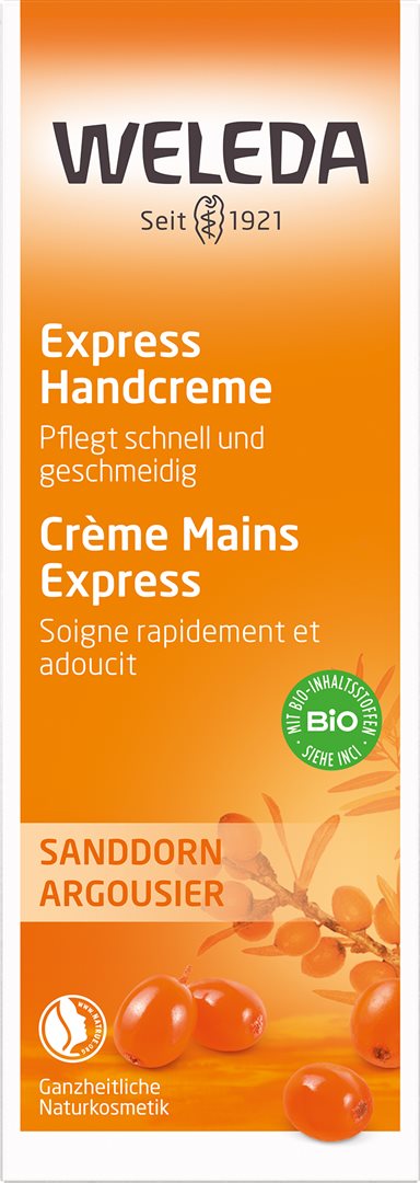 WELEDA crème mains express argousier tb 50 ml