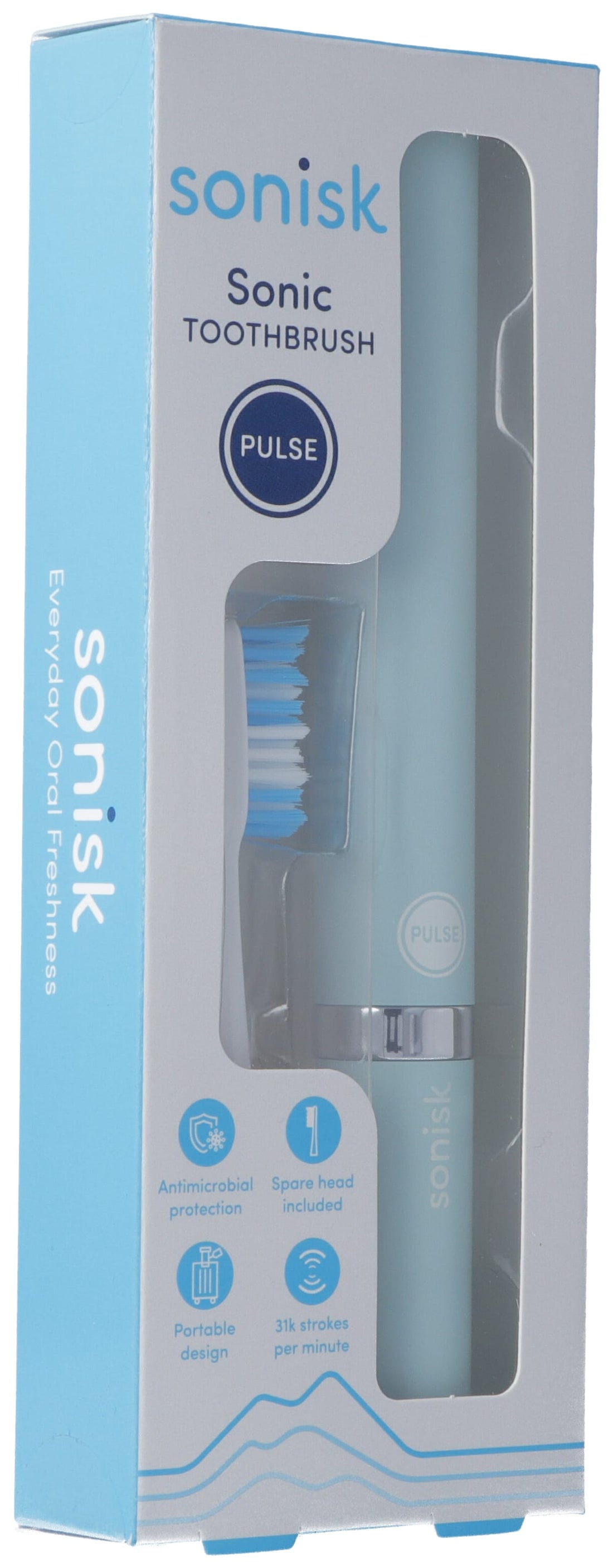 SONISK Brosse à Dents Sonique Turquoise - Blancheur &amp; Soin | Électrique