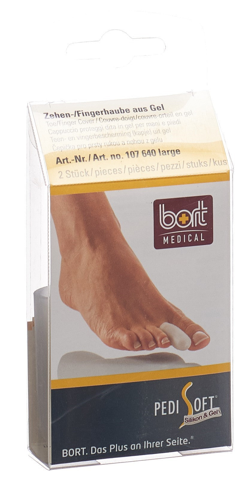 BORT Pedisoft Bonnet Orteils &amp; Doigts L Protection &amp; Confort | 1 Unité