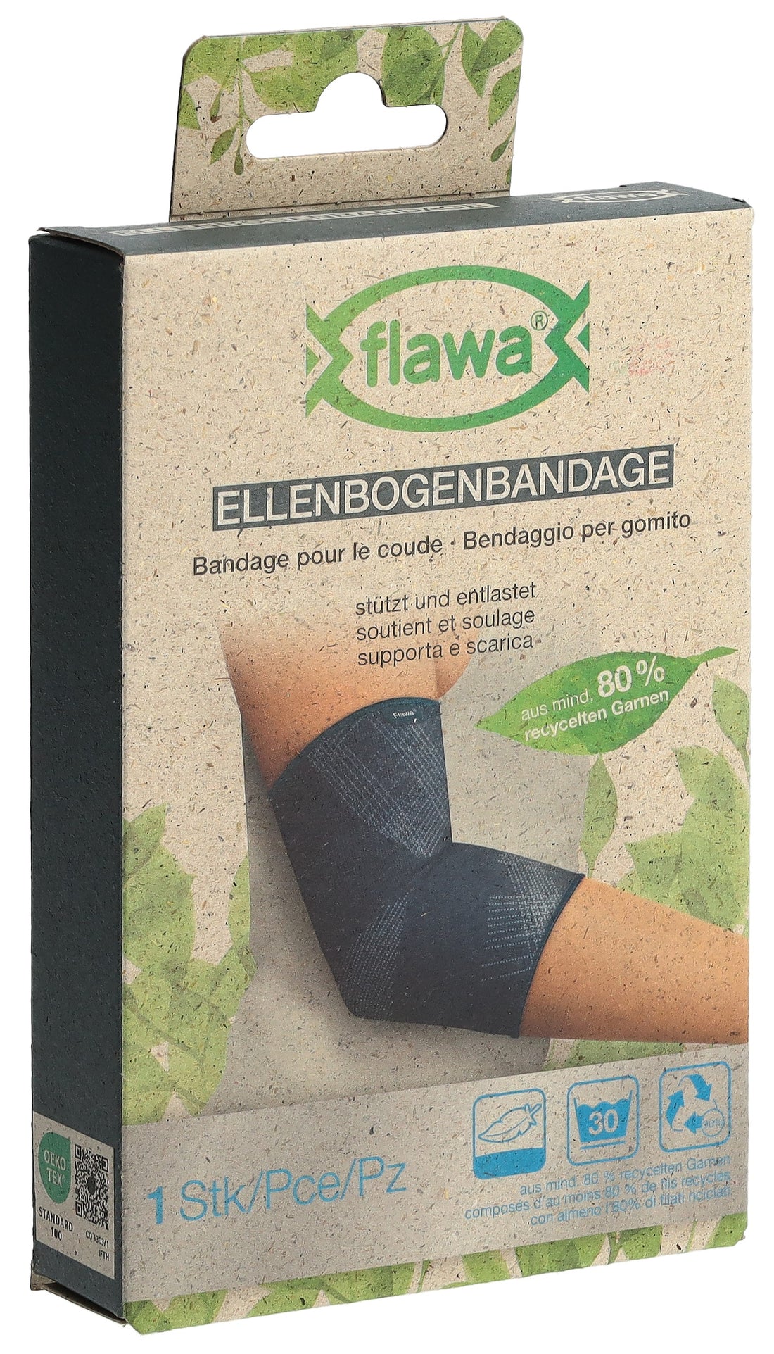 FLAWA Bandage Élastique Coude Taille L | Soutien Confortable