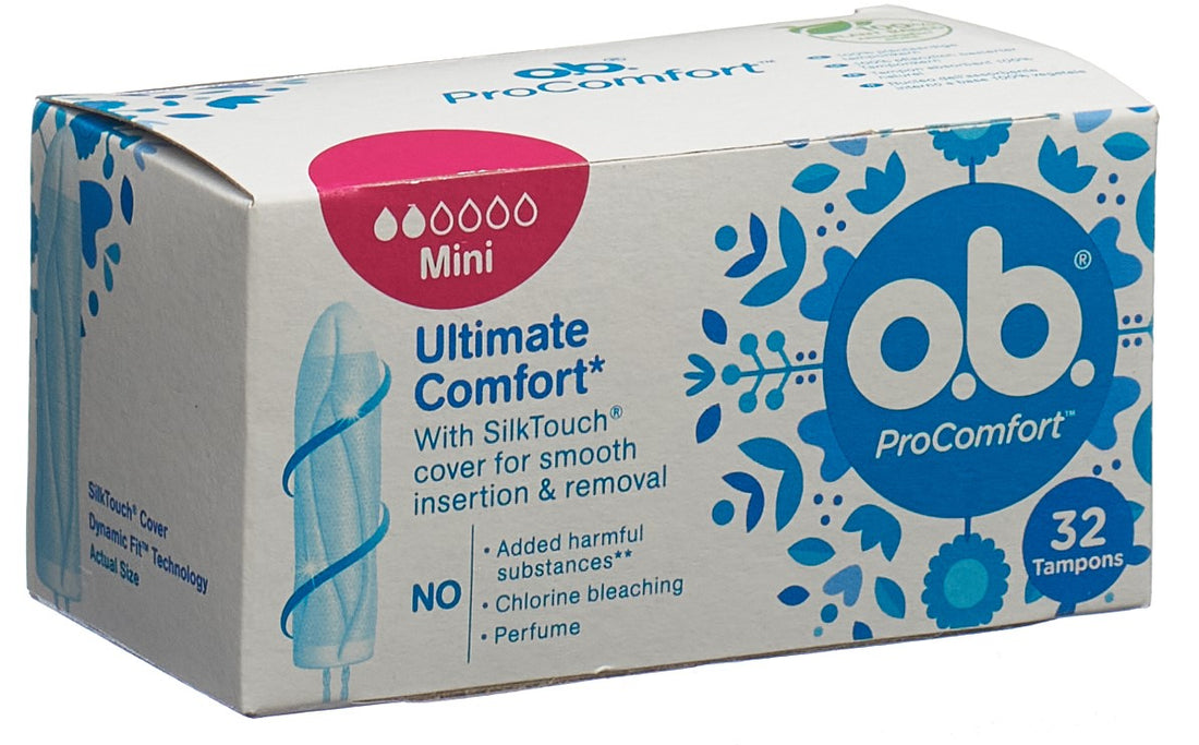 OB ProComfort Tampons Mini Confort &amp; Protection | 32 Pièces