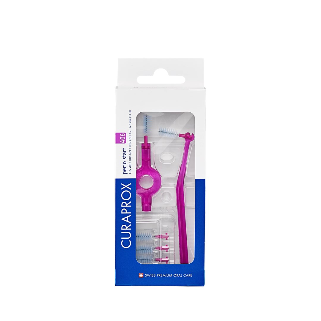 CURAPROX CPS 406 Brossettes Interdentaires Nettoyage Profond | Lot de 8