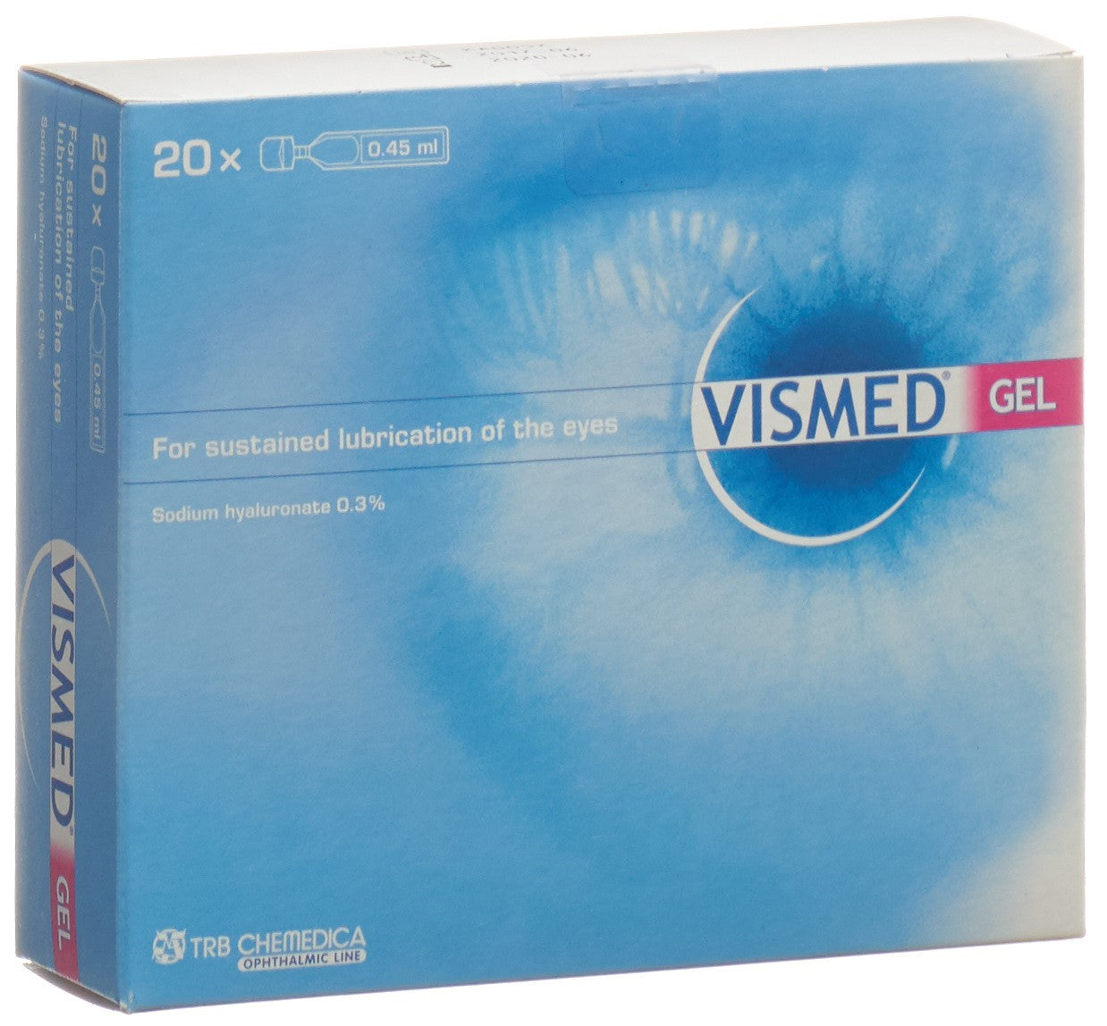 VISMED gel 3 mg/ml hydrogel 20 monodos 0.45 ml