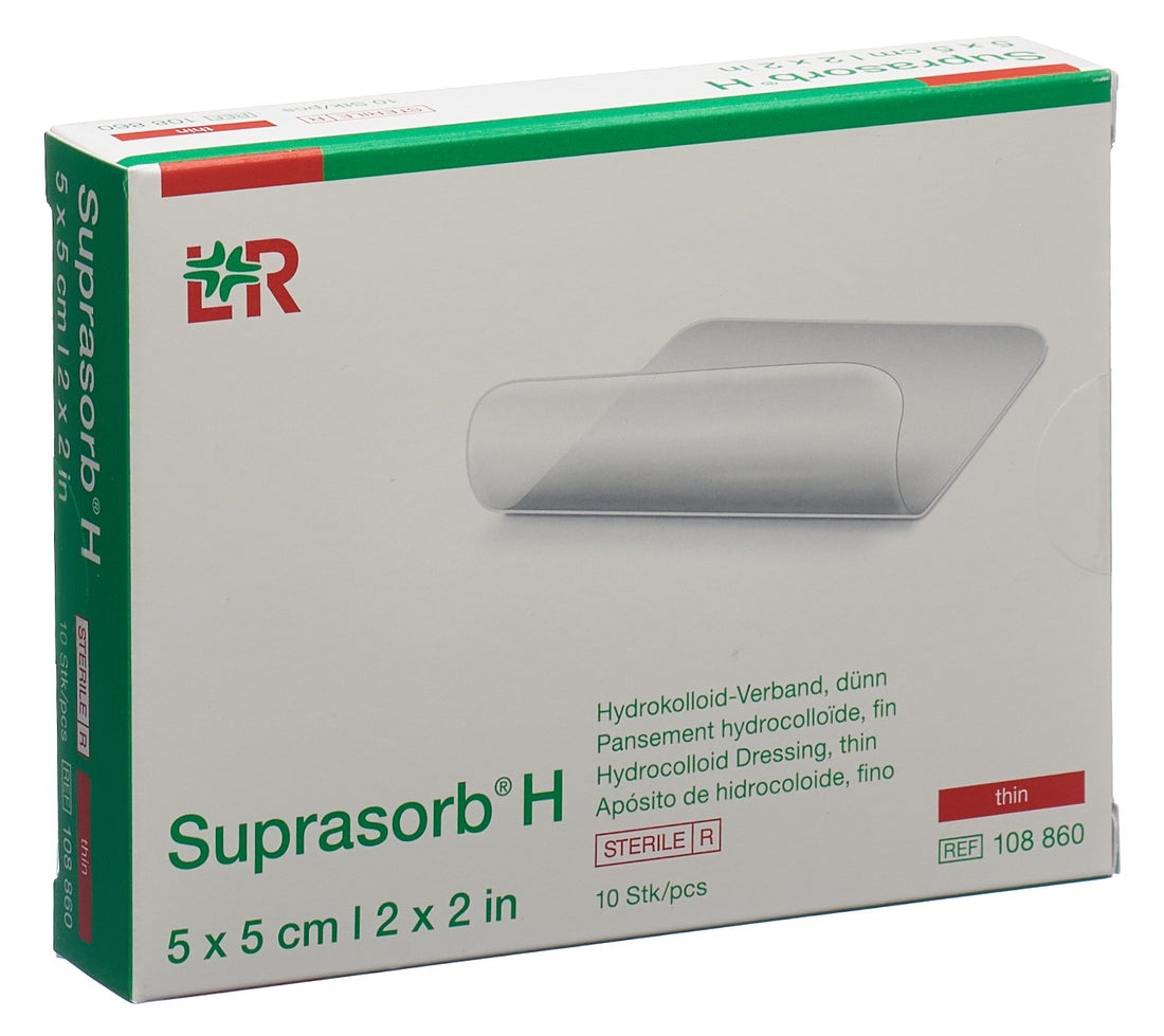 SUPRASORB H Pansement Mince 5 x 5 cm | 10 Pansements