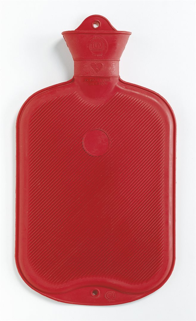 SÄNGER Bouillotte 2 L Lamelles Côté Rouge Chaleur Apaisante | Confort Thermique