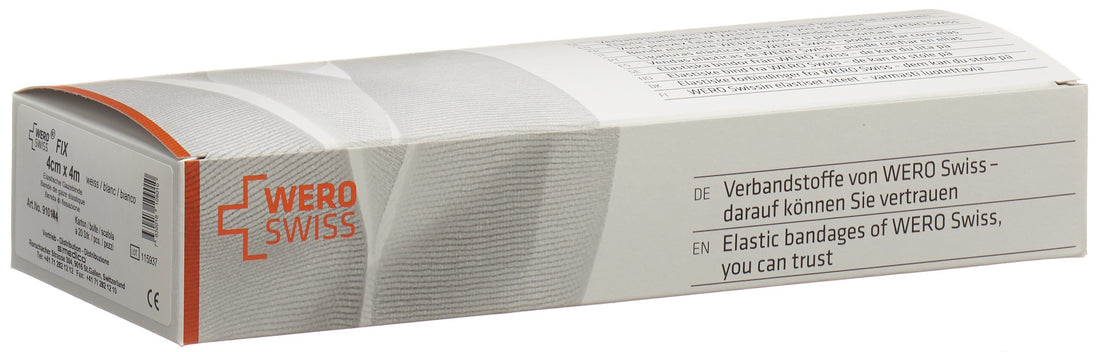 WERO SWISS Fix bande gaze él 4mx4cm blanc 20 pce
