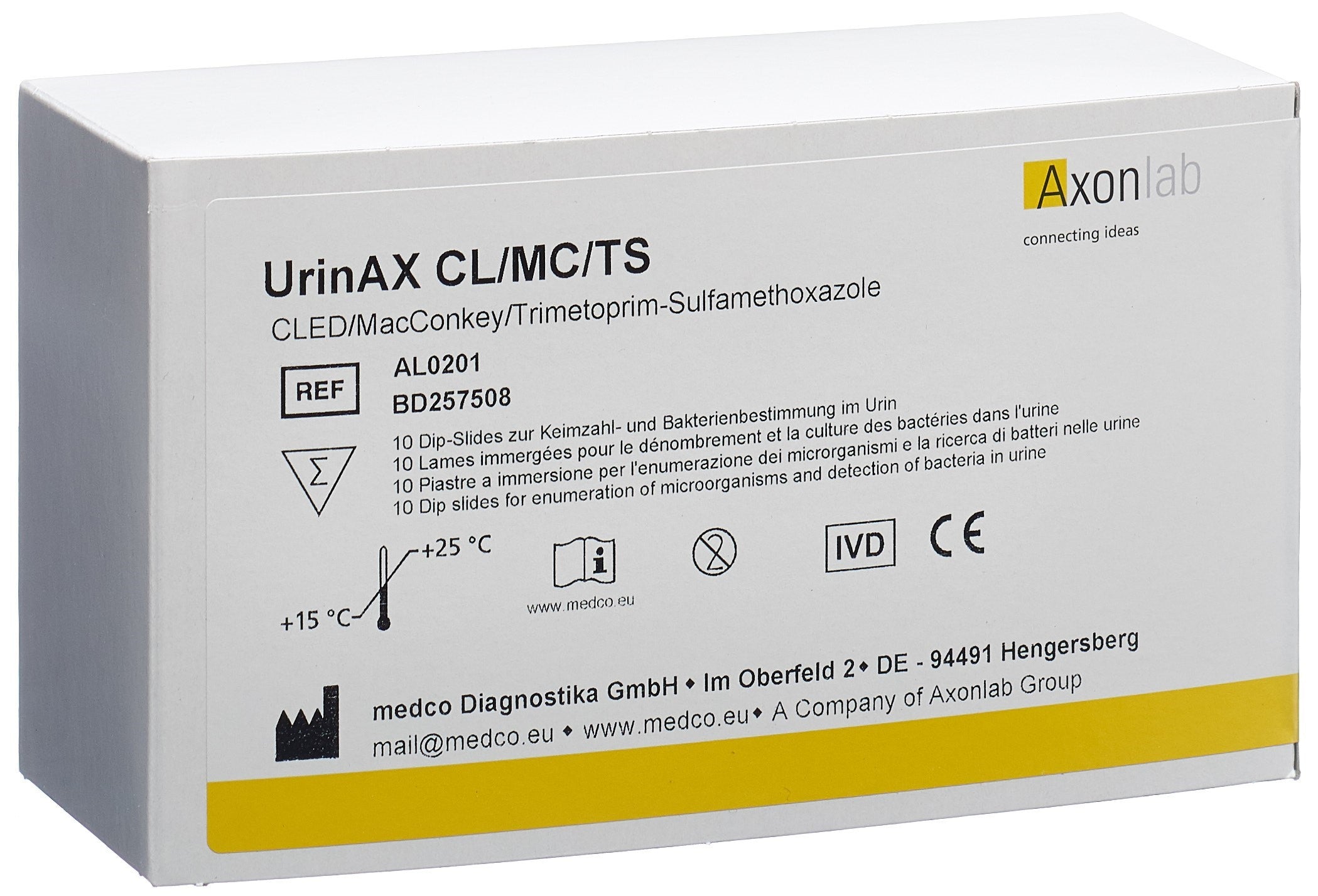 URINAX Milieu de Transport Stérile pour Urines | 10 Pièces
