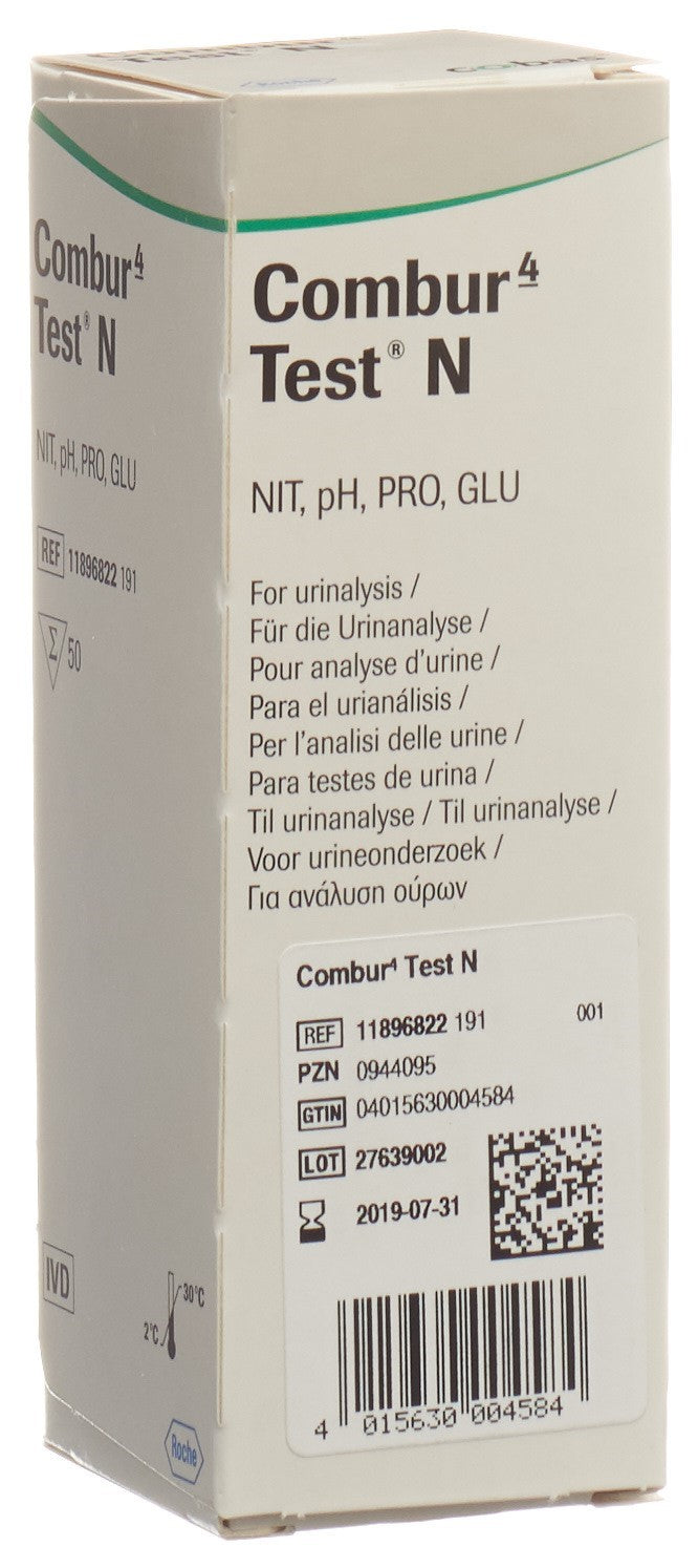 Combur 4 Test Bandelettes Glycémie | 50 Pièces
