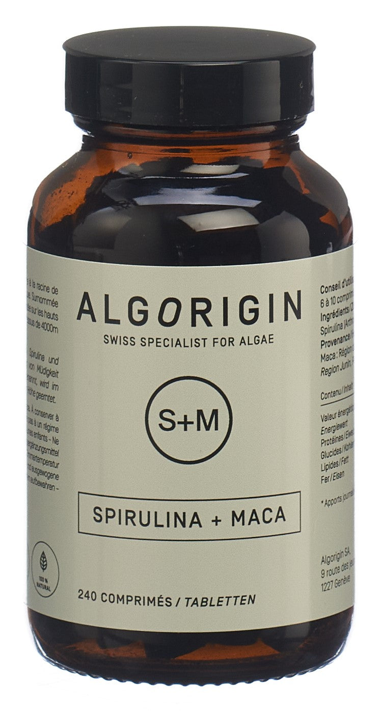 ALGORIGIN Spiruline + Maca cpr 240 pce