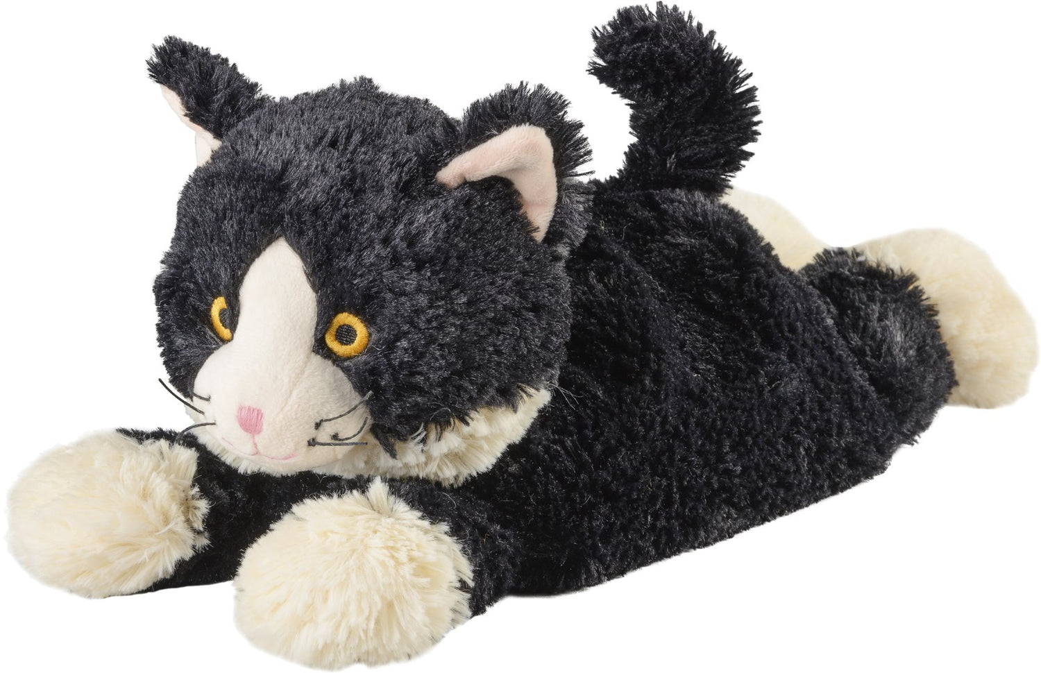 WARMIES peluche réchauffante chat couché