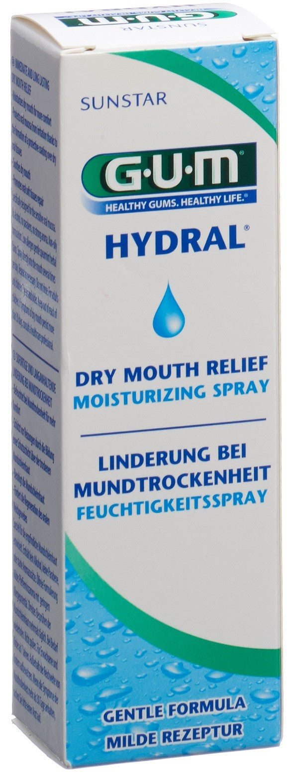 GUM Hydral Spray Humectant Soin Bouche Sèche 50 ml