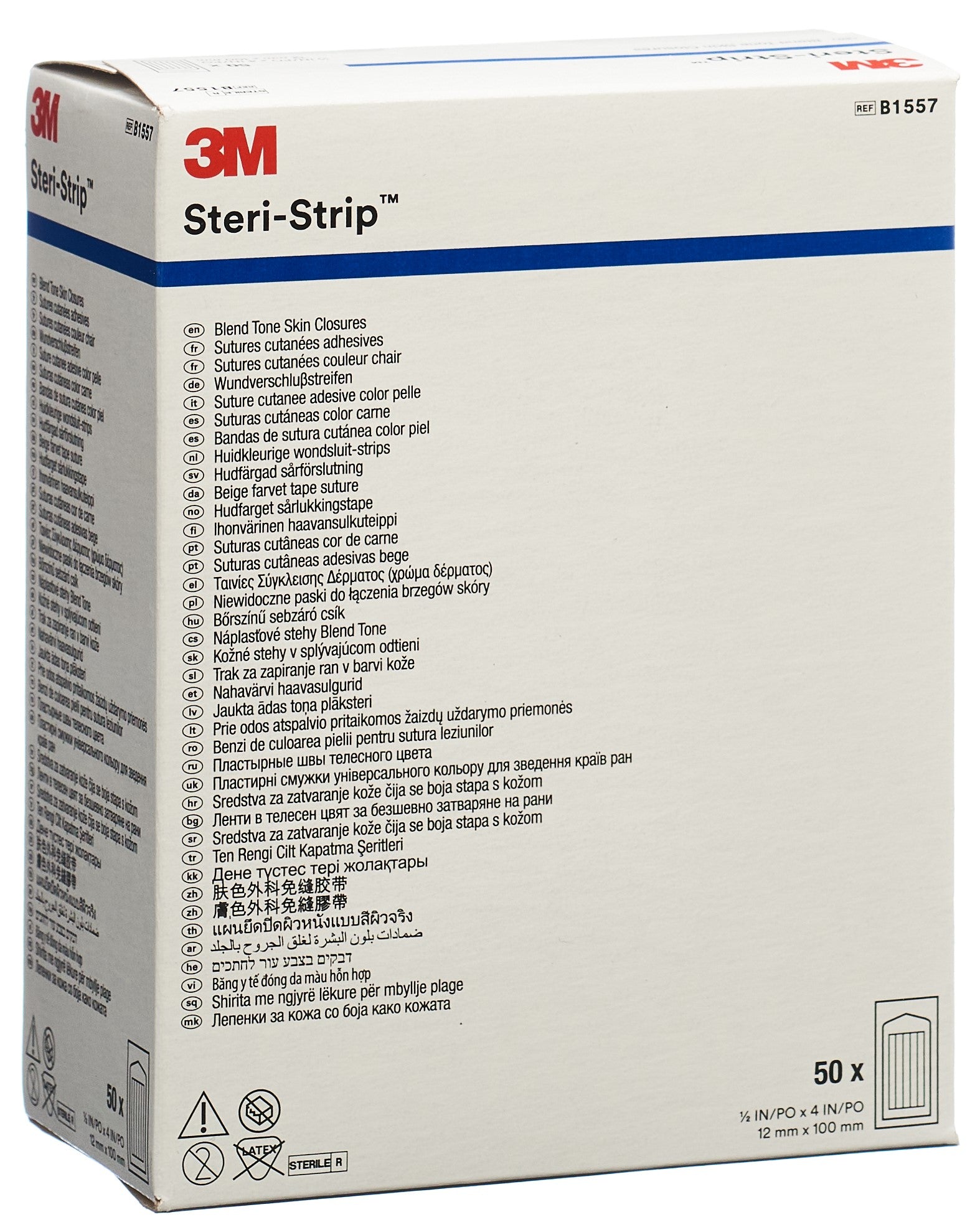 3M STERI STRIP blendtone 12x100mm nat n 50 x 6 pce