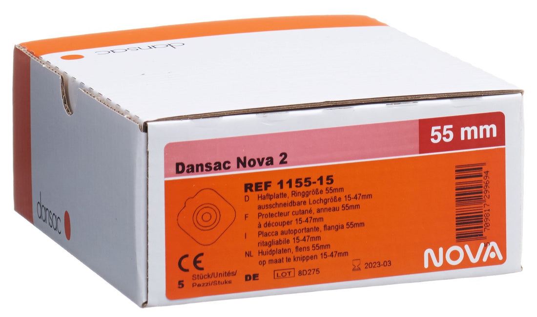 DANSAC NOVA 2 Plaque de Base 55mm pour Stomie | 5 Pièces