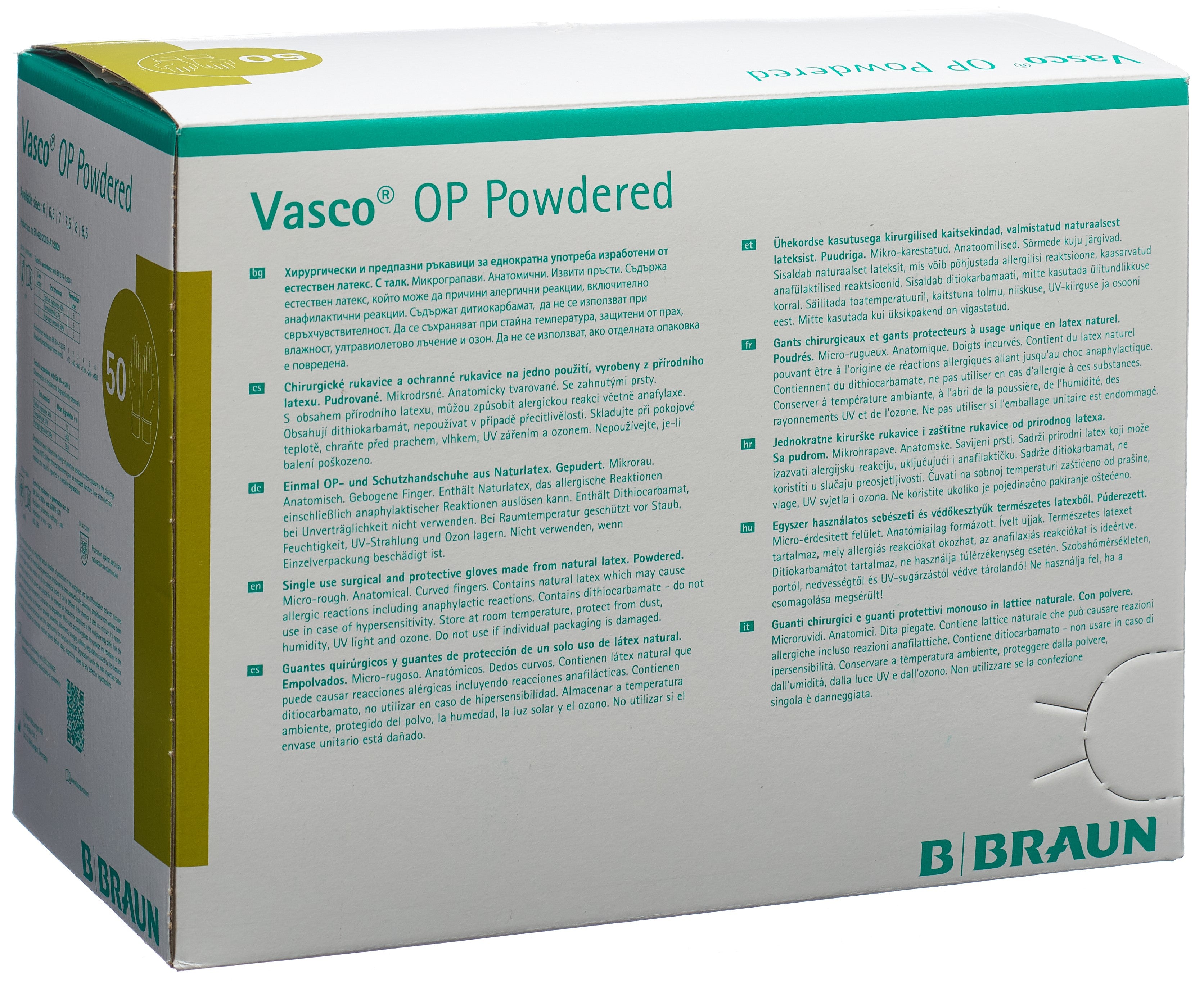 VASCO OP Powdered Gr8 50 paire