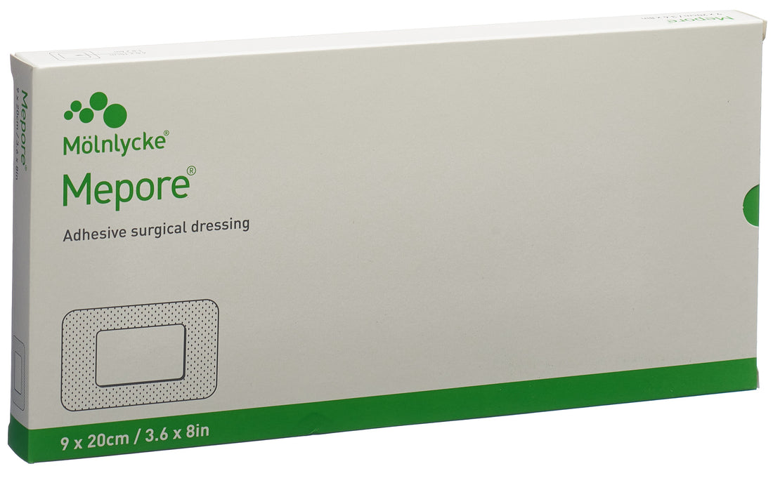 MEPORE Pansement Vulnérisation 20x9cm Coussinet 15x5cm | Soin Cicatrisant 5 Pièces