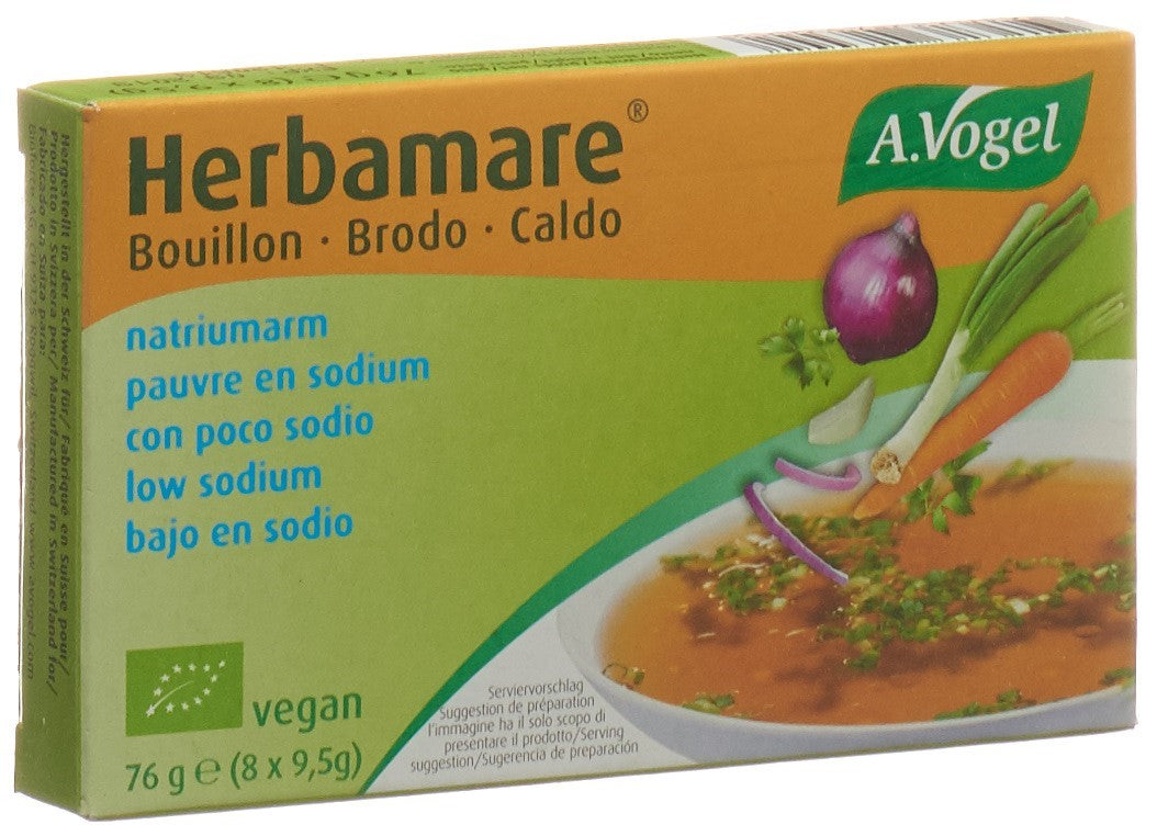 VOGEL Herbamare bouillon cub pau sel bio 8 x 9.5 g