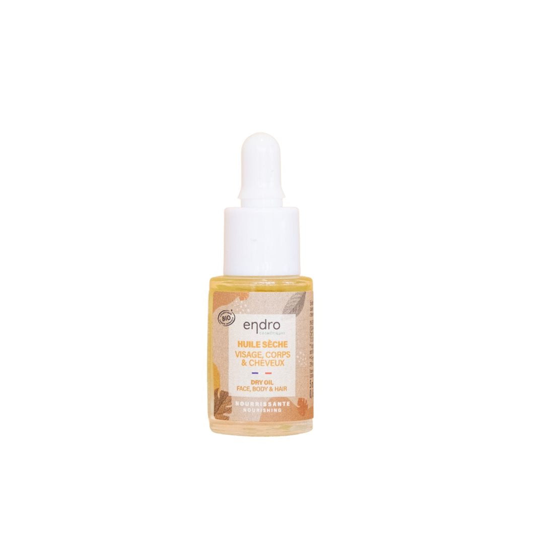 ENDRO Huile Sèche 3-en-1 Multi-Usage | Mini Flacon 5 ml