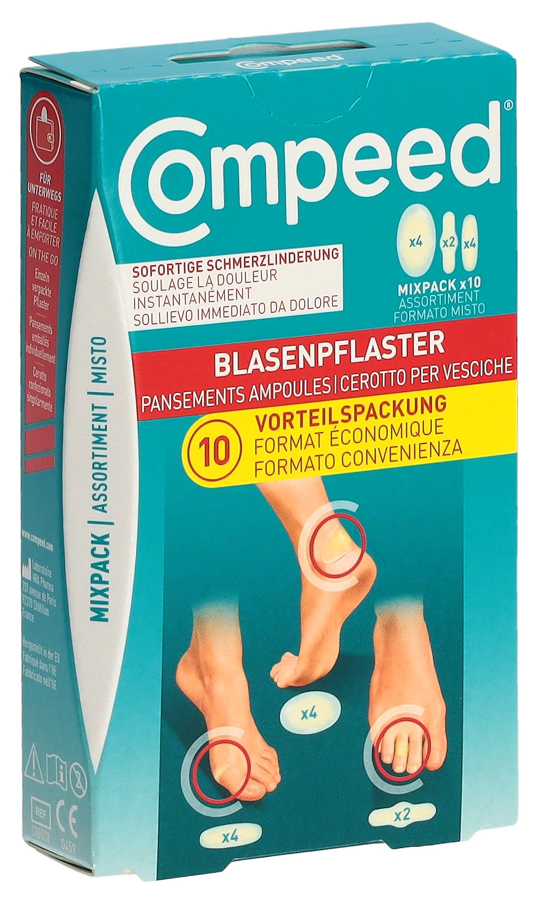 COMPEED Pansements Ampoules Mix 10 Pièces | Soin &amp; Protection