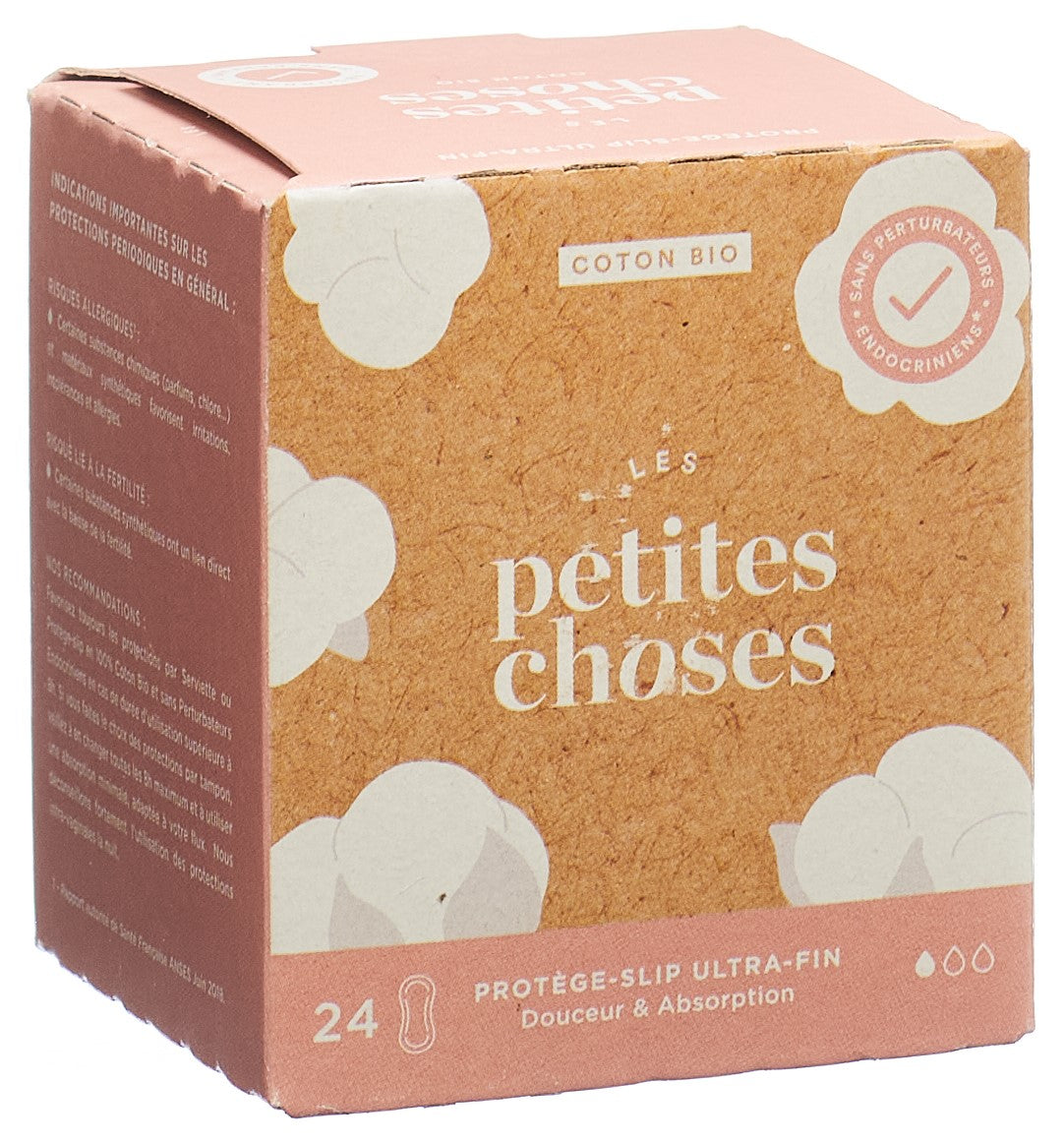 LES PETITES CHOSES Protège-slips Ultra-fins Bio 24 Pièces | Confort &amp; Protection