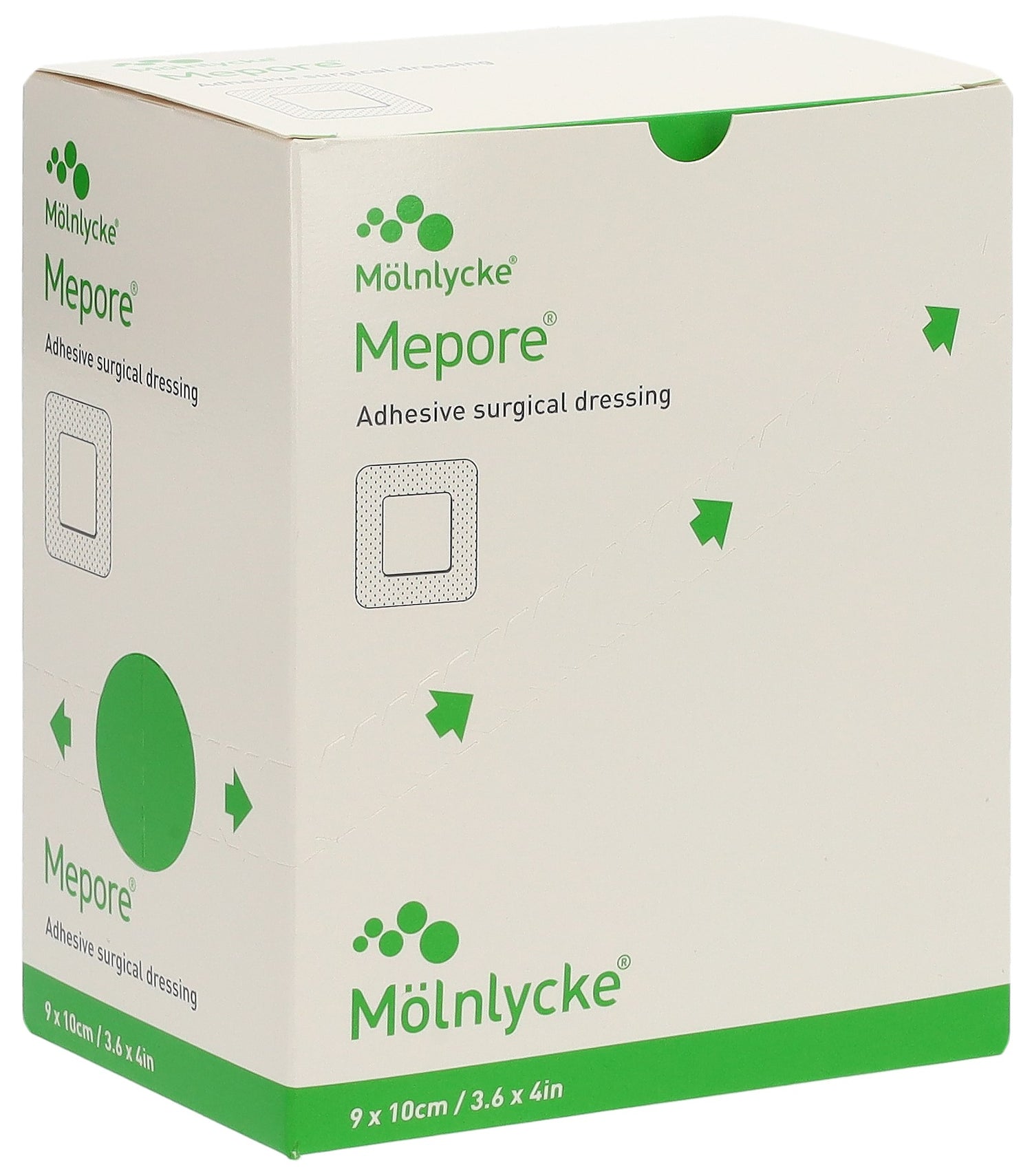 MEPORE Pansement Vulnéraire 10x9cm | Coussinet 4.5x6cm - 50 Pièces