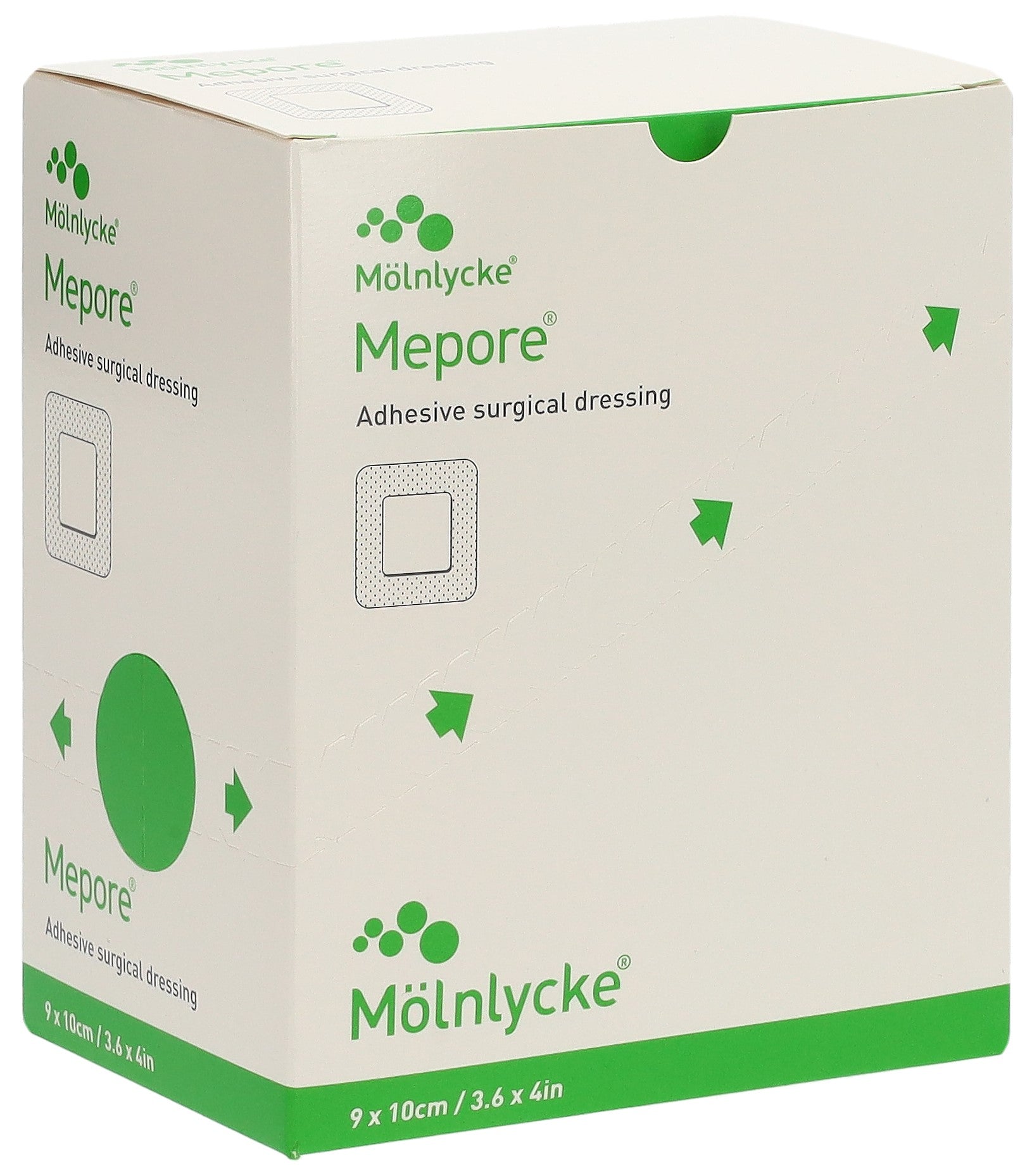 MEPORE Pansement Vulnéraire 10x9cm | Coussinet 4.5x6cm - 50 Pièces