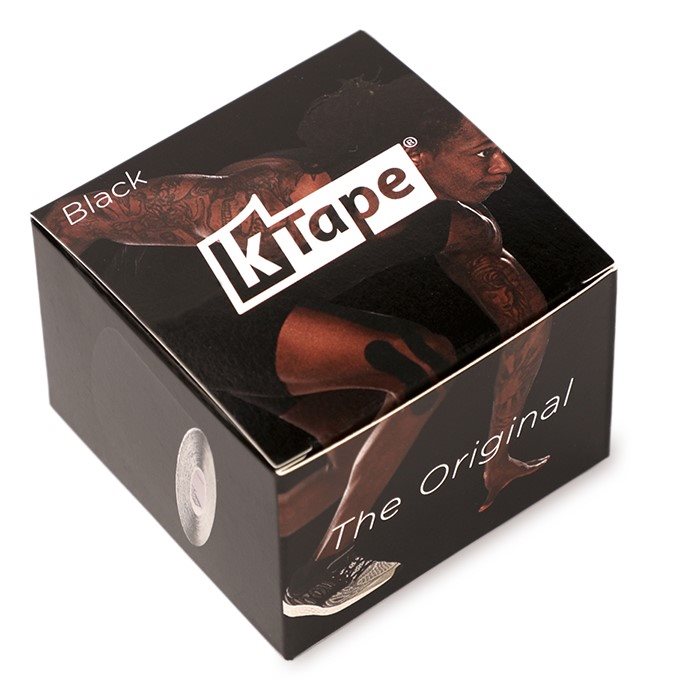 K-TAPE Noir 5 cm x 5 m Rouleau - Soutien Musculaire &amp; Articulaire | Kinésithérapie